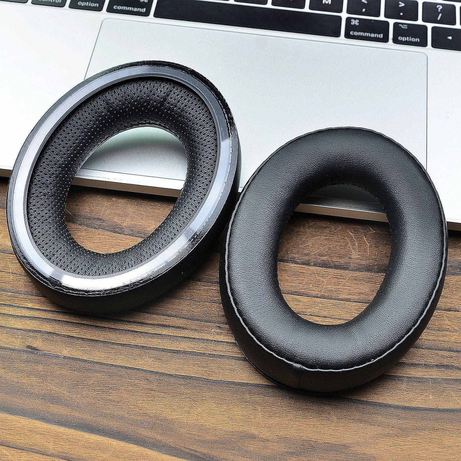 Schwarze Ohrpolster für Sennheiser HD620S HD400Pro HD560S - 2er-Pack