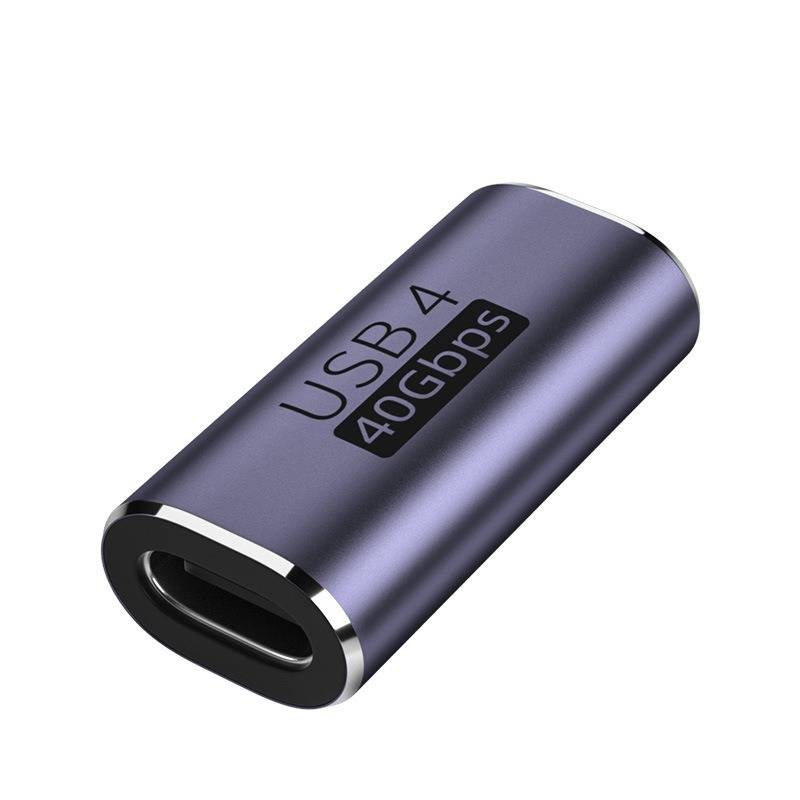 TYPE-C Buchse auf TYPE-C Buchse Adapter, Gerader Kopf, 2er-Pack