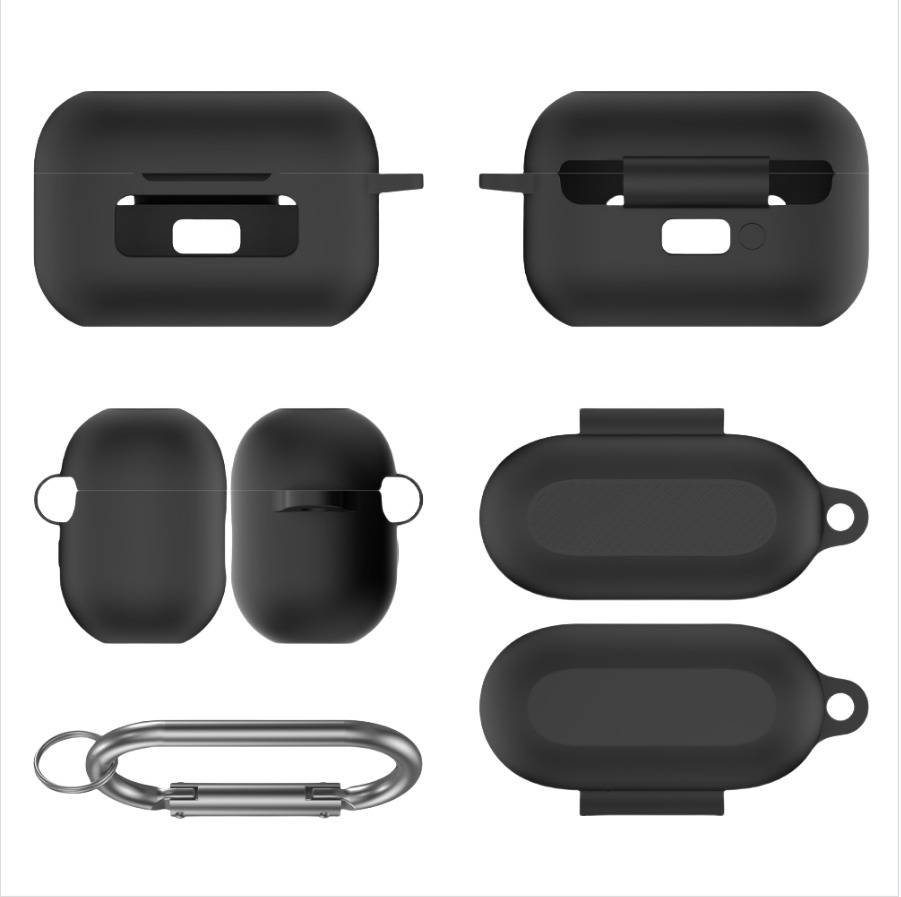 Silikonhülle für TOZO NC9 Bluetooth Kopfhörer (2024) – Schutz und Stil Black