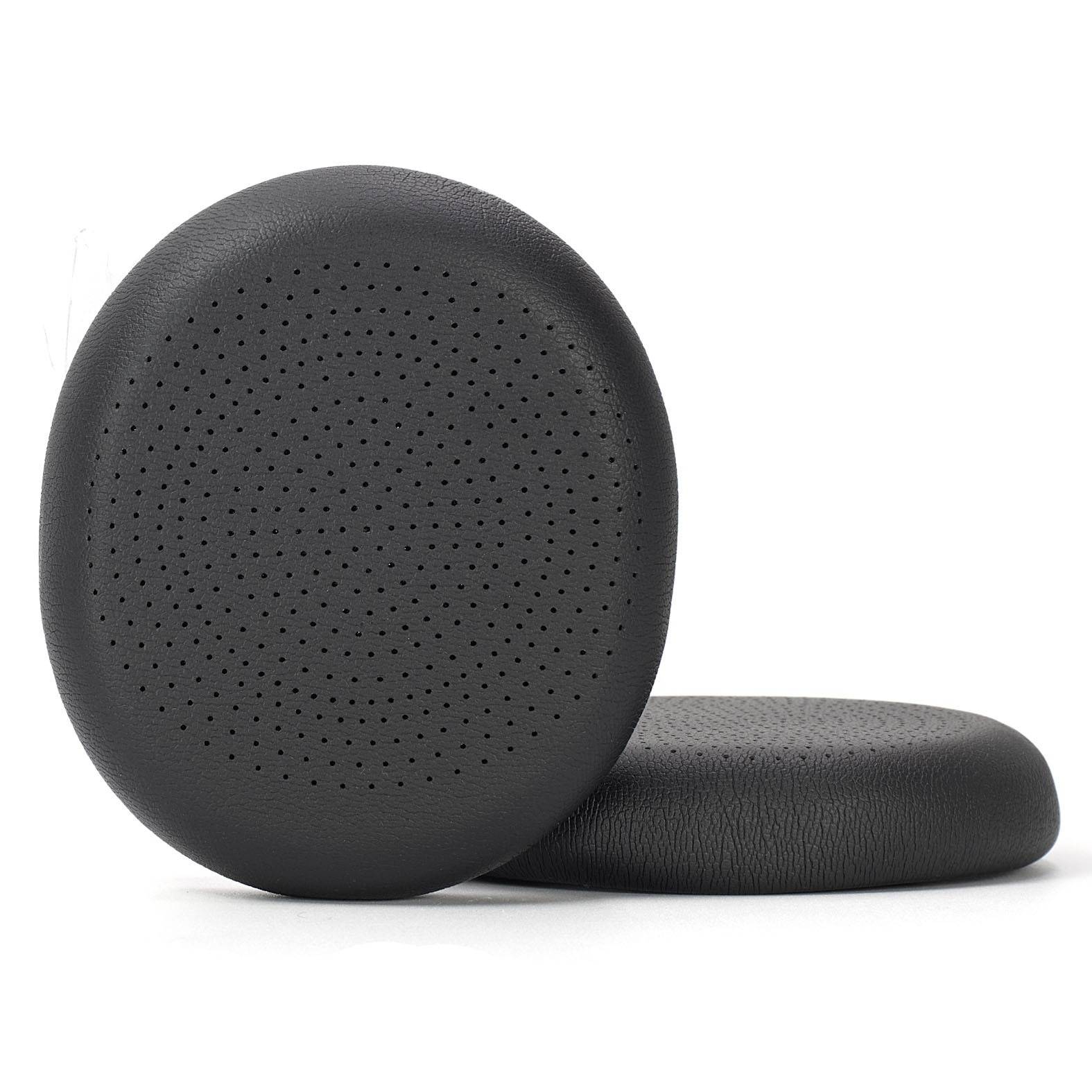 2 Stk. Schwarze, perforierte Ohrpolster 26A81 + 1 Stk. Kopfbügelpolster 26A82 kompatibel mit Logitech H800
