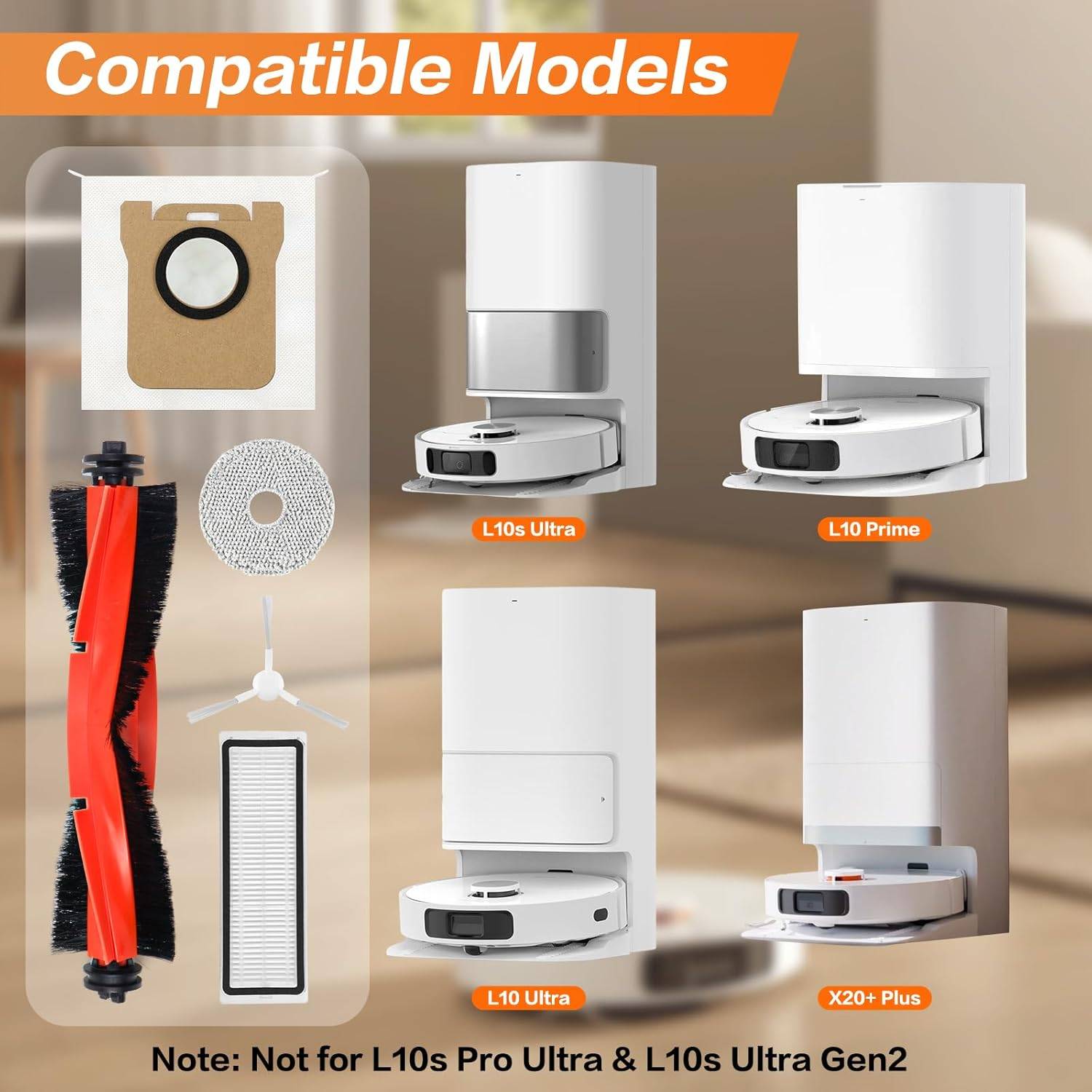 Premium Zubehörset für Xiaomi & Dreame Roboterstaubsauger