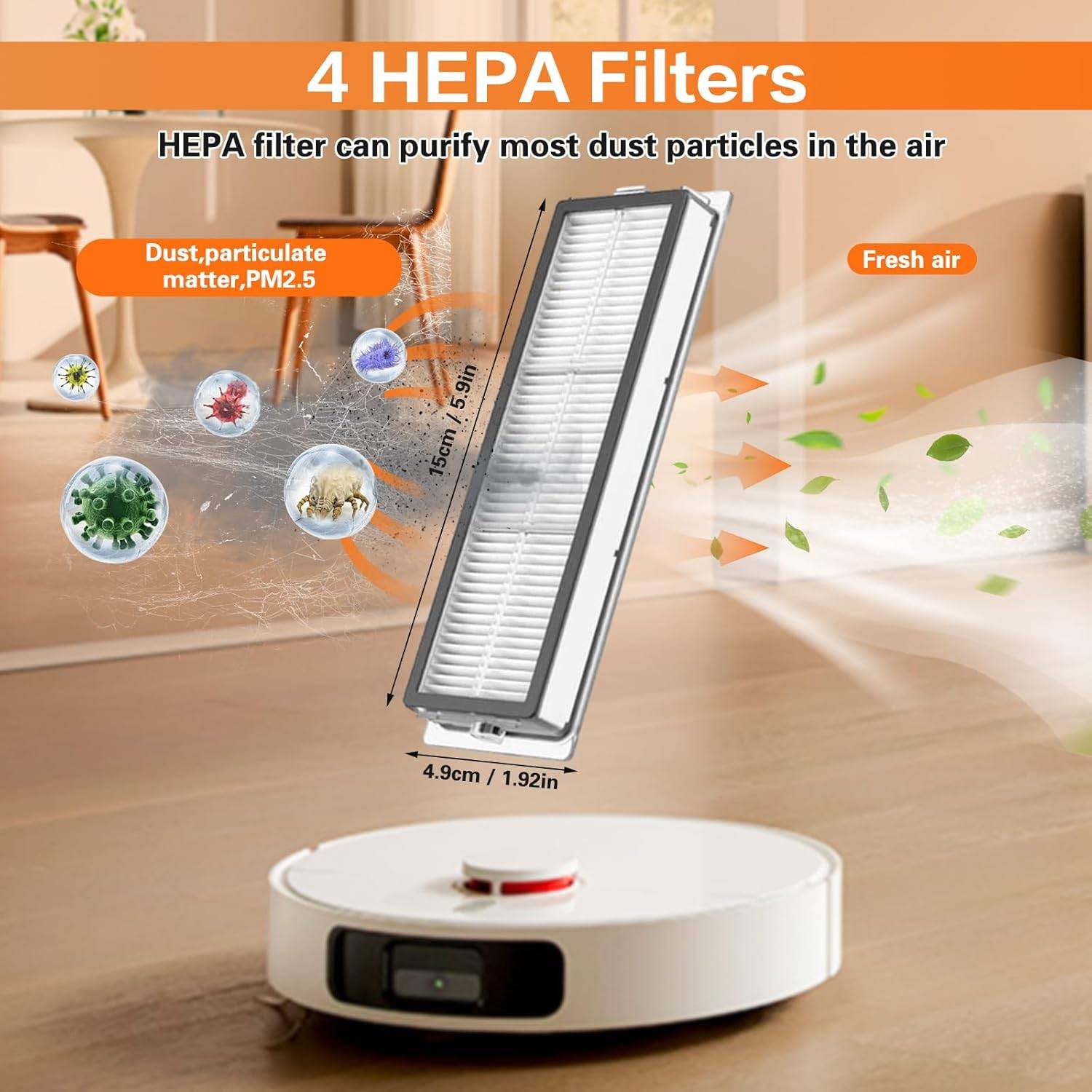 Premium Zubehörset für Xiaomi & Dreame Roboterstaubsauger