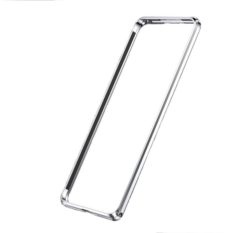 Aluminiumlegierung Bumper Case für iPhone 15 Pro Silver