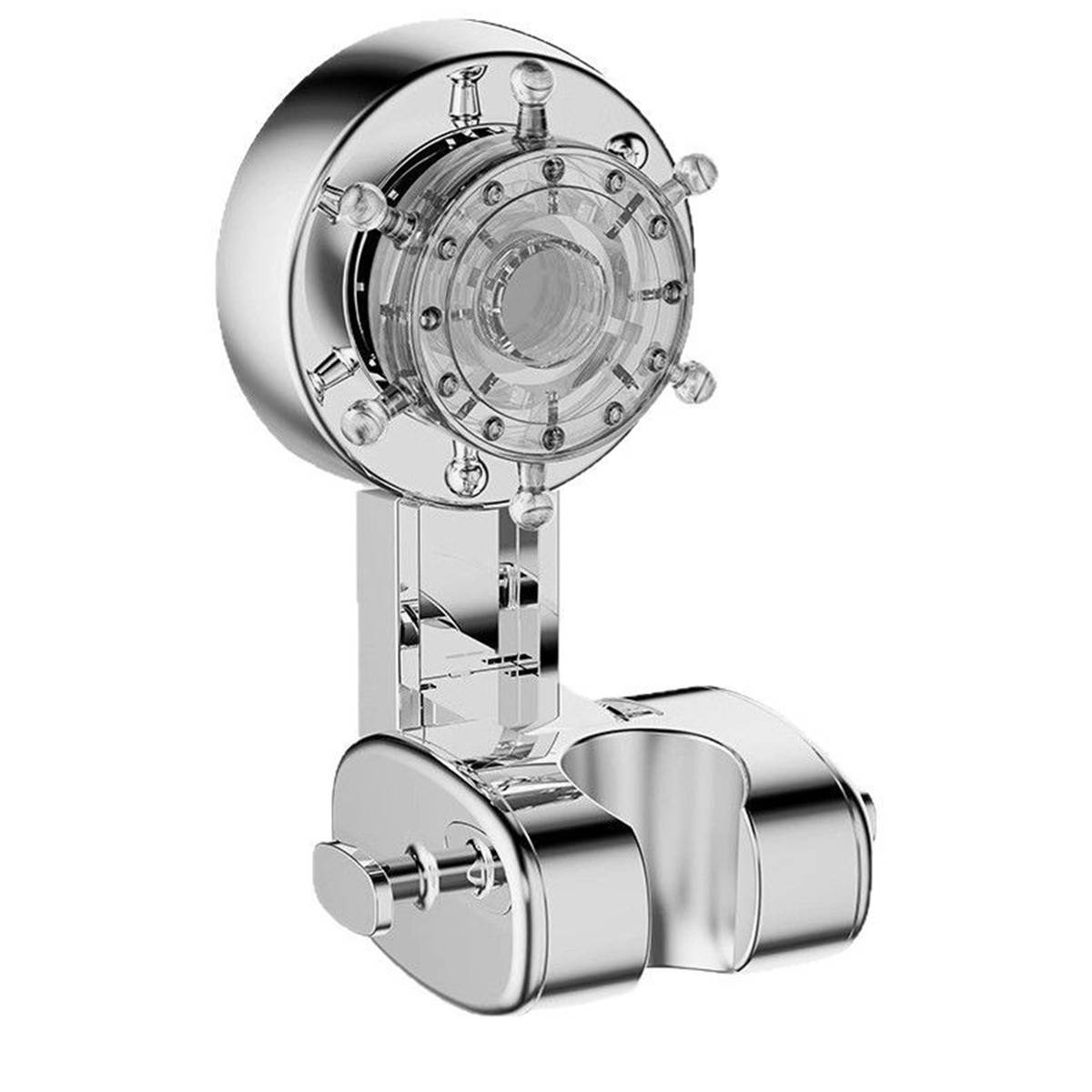 Duschkopfhalter mit Saugnapf – Verstellbare & Abnehmbare Duschhalterung ohne Bohren