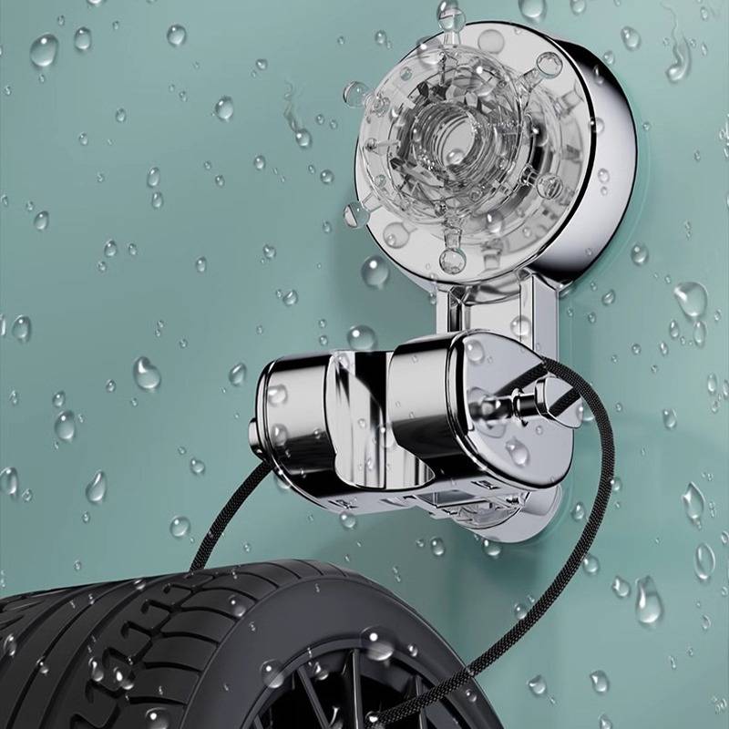 Duschkopfhalter mit Saugnapf – Verstellbare & Abnehmbare Duschhalterung ohne Bohren