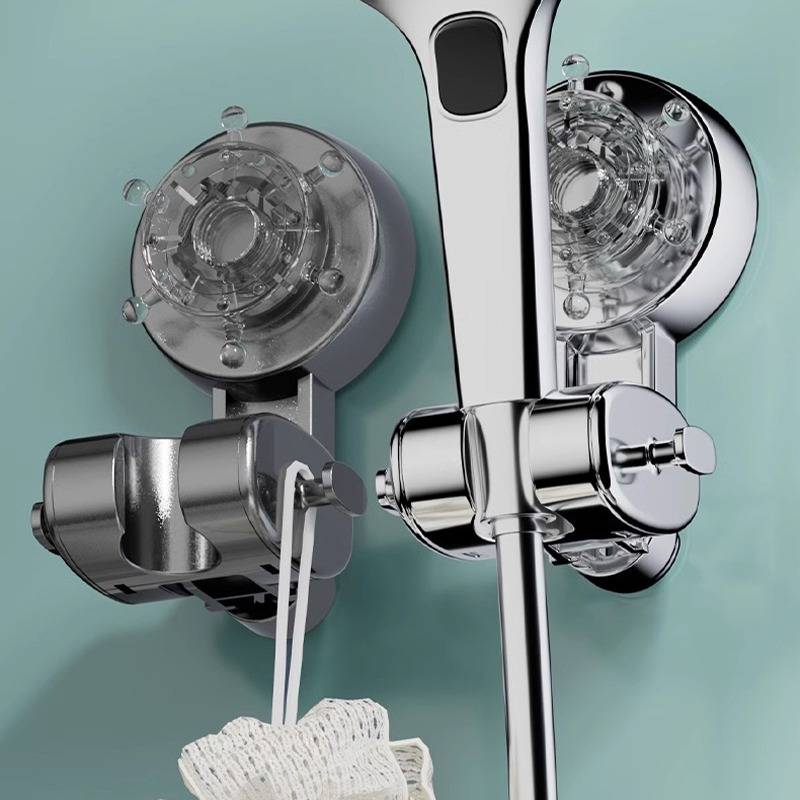 Duschkopfhalter mit Saugnapf – Verstellbare & Abnehmbare Duschhalterung ohne Bohren