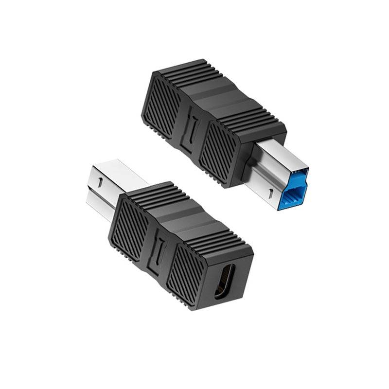 USB 3.0 B Stecker auf C Buchse Adapter (2er-Pack) – Für Drucker, Festplatten & mehr