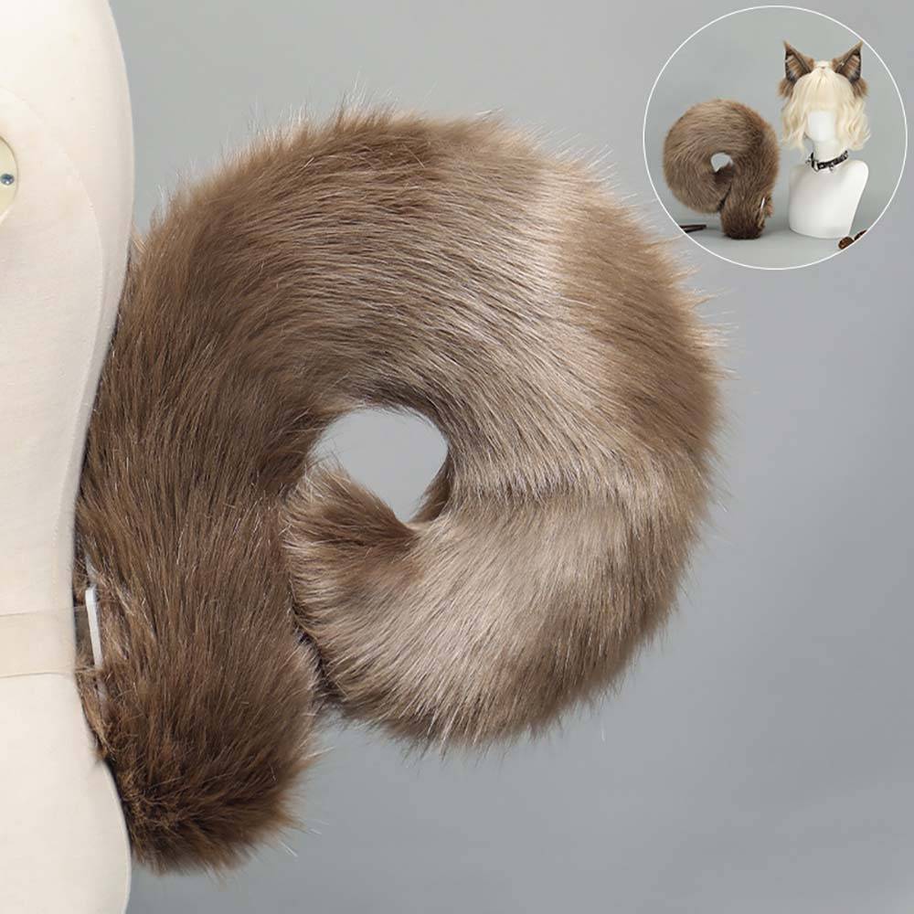 Braunes Plüsch-Eichhörnchen Chitty Tail Cosplay Kostümzubehör