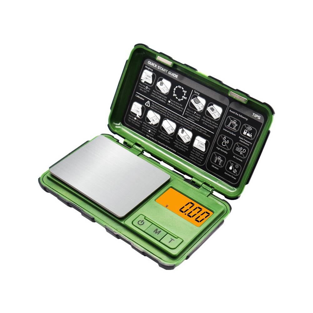 Hochpräzise Digitalwaage - 100g Kapazität, 0.01g Genauigkeit Green