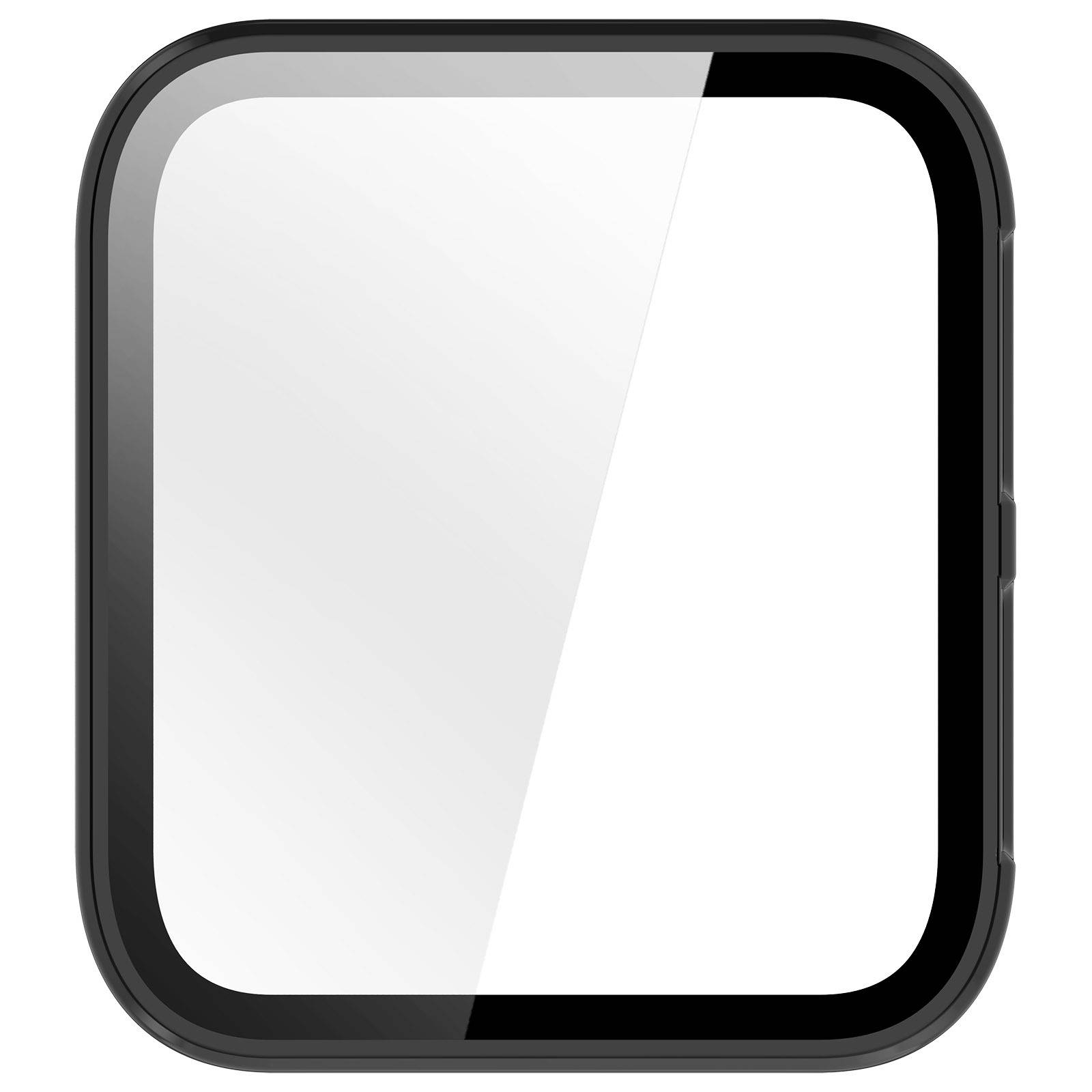 Schutzhülle mit Displayschutzfolie kompatibel mit Garmin Venu X1 – PC-Gehäuse mit gehärtetem Glas Black