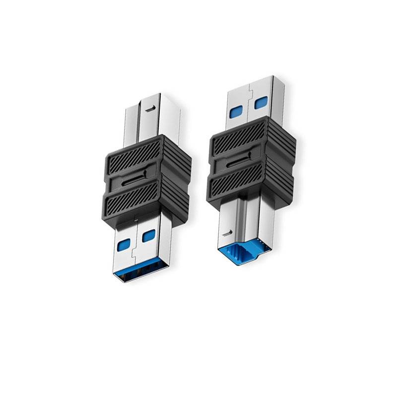 USB 3.0 B-Stecker (M) auf A-Stecker (USB-M) Adapter – 2er-Pack