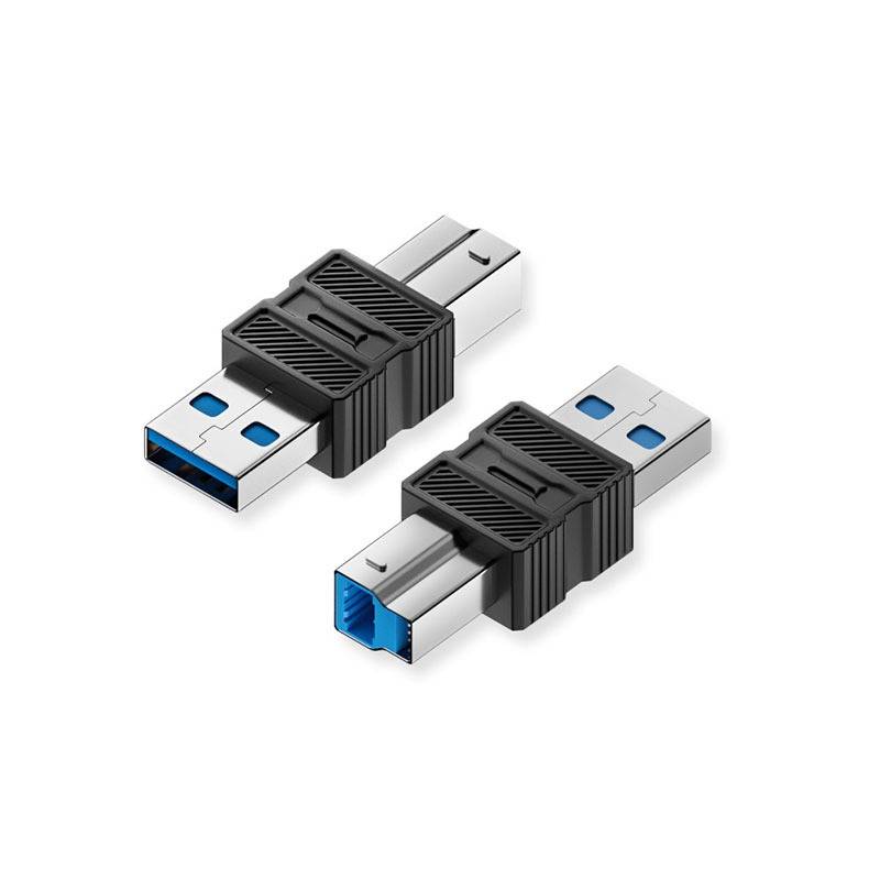 USB 3.0 B-Stecker (M) auf A-Stecker (USB-M) Adapter – 2er-Pack