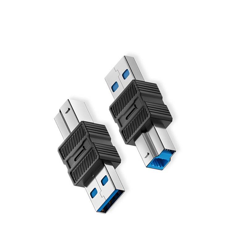 USB 3.0 B-Stecker (M) auf A-Stecker (USB-M) Adapter – 2er-Pack