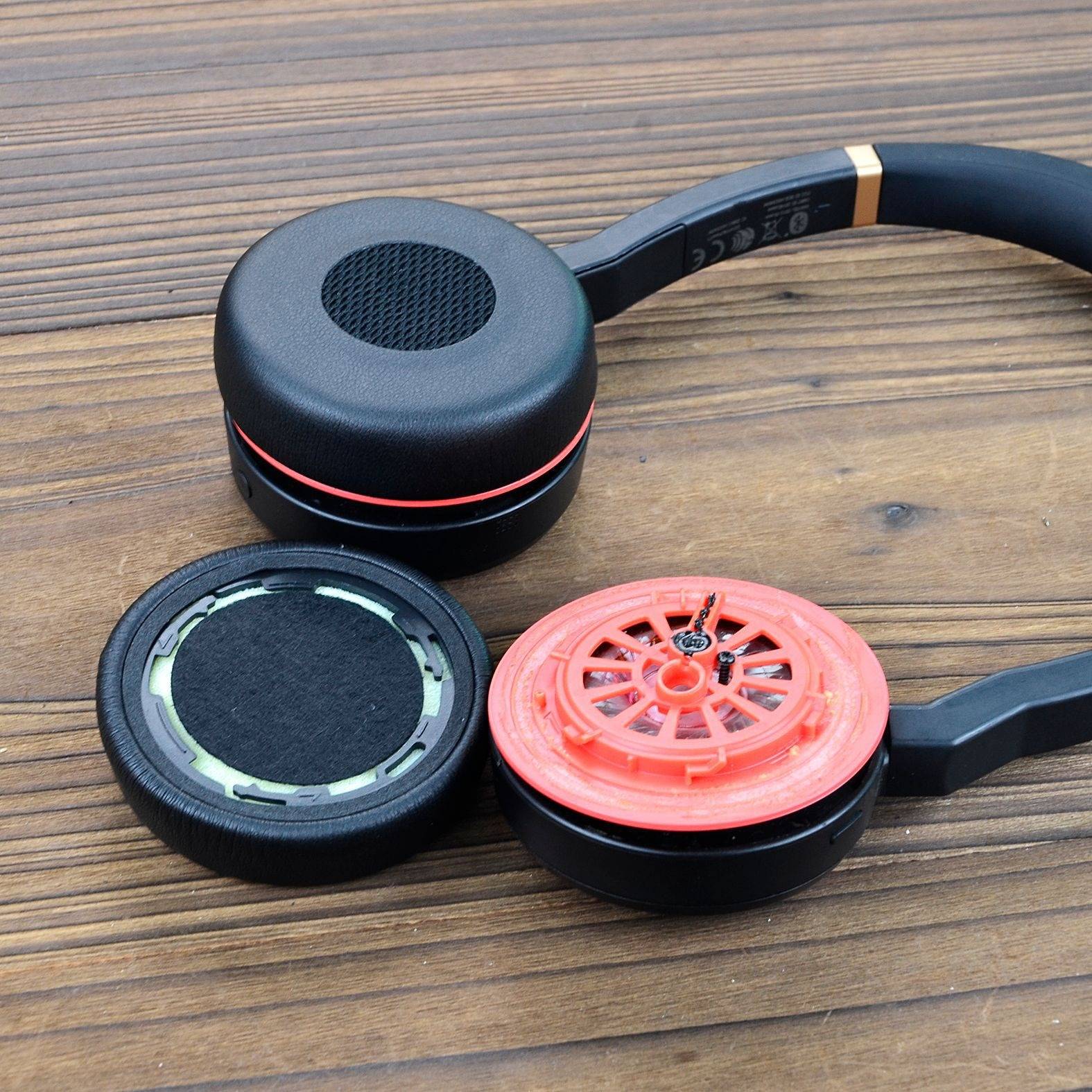 2er-Pack Ohrpolster für Kompatibel mit Jabra Evolve 75 / 75+ / 75 UC / 75 MS