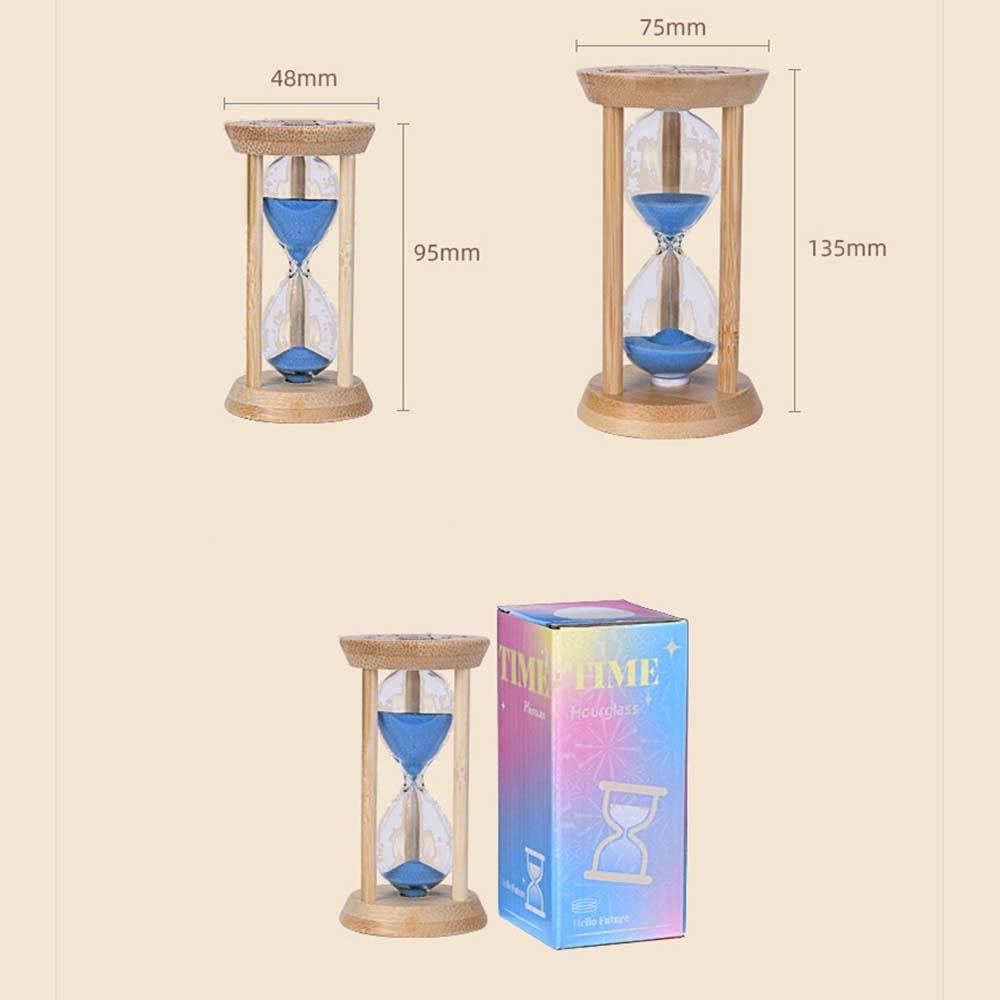 10-Minuten Blaue Leuchtende Sanduhr - Elegante Leuchtende Zeitschaltuhr