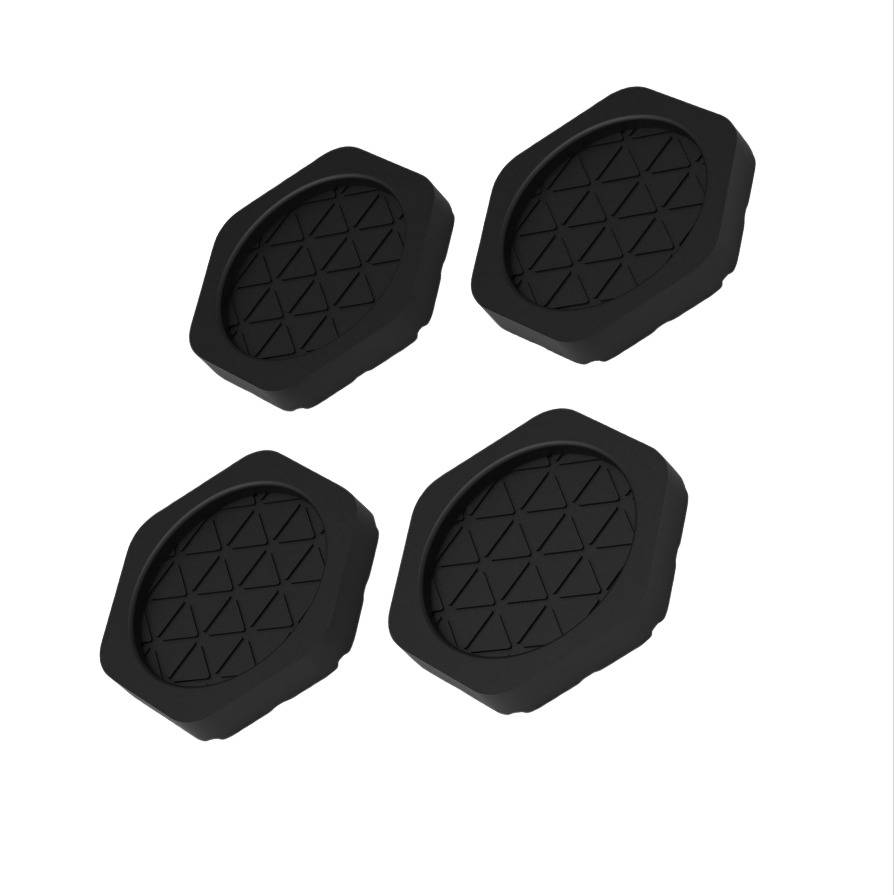 Anti-Vibrationspads für Waschmaschine - 4er-Pack Black