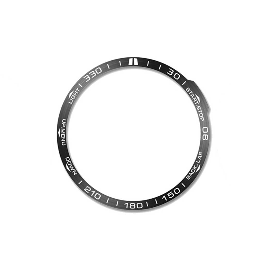 Stilvolle Lünette kompatibel mit Garmin Fenix ​​7X Black