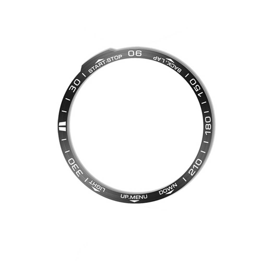 Stilvolle Lünette kompatibel mit Garmin Fenix ​​7X Black