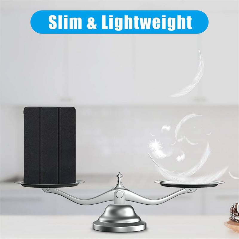 Schlanke schwarze Tri-Fold-Hülle für Samsung Tab S6 Lite 10.4