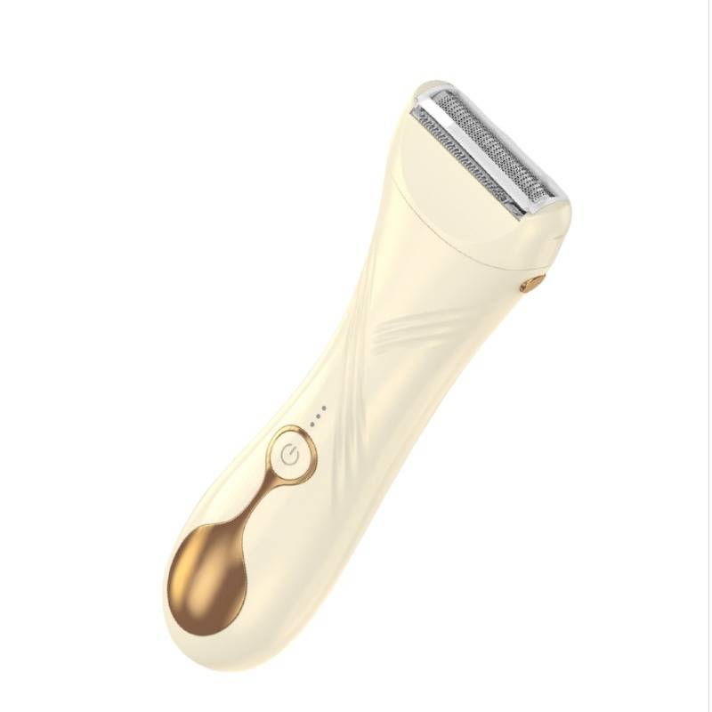 Elektrischer Rasierer für Damen und Herren – Intimrasierer und Trimmer für Beine Yellow