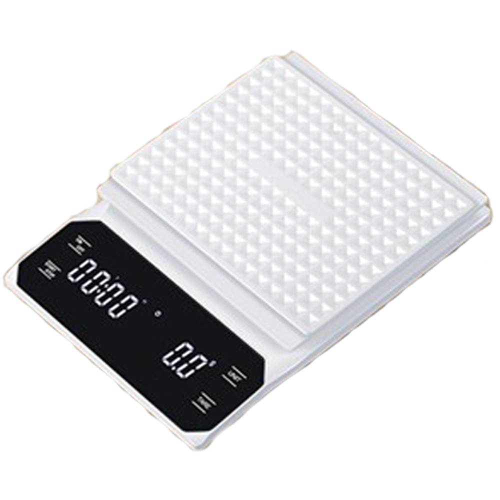 Präzisions-Kaffeewaage - Mit Anti-Rutsch-Matte White