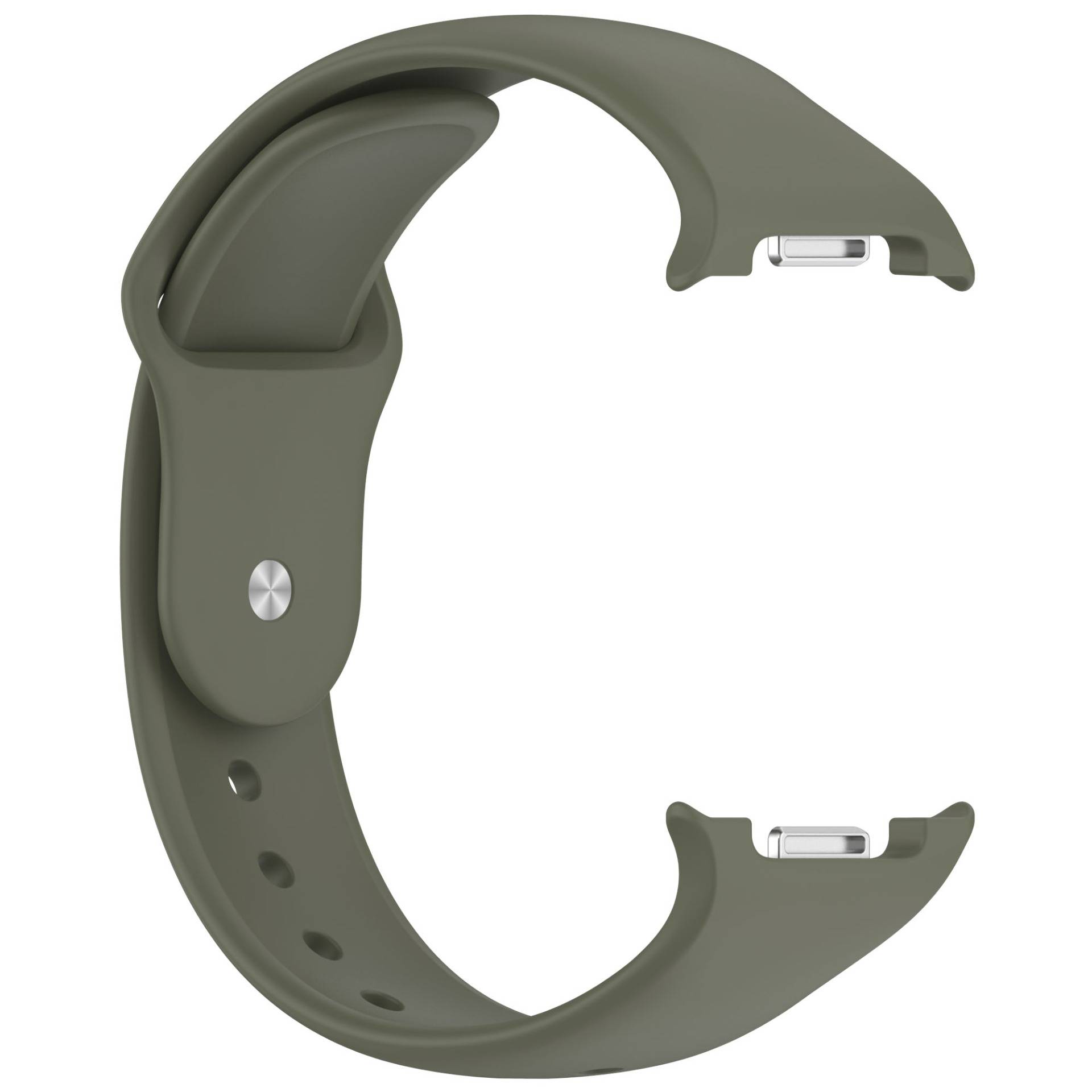 Silikonarmband mit Schnalle für Samsung Galaxy Watch 8/8 Classic Green