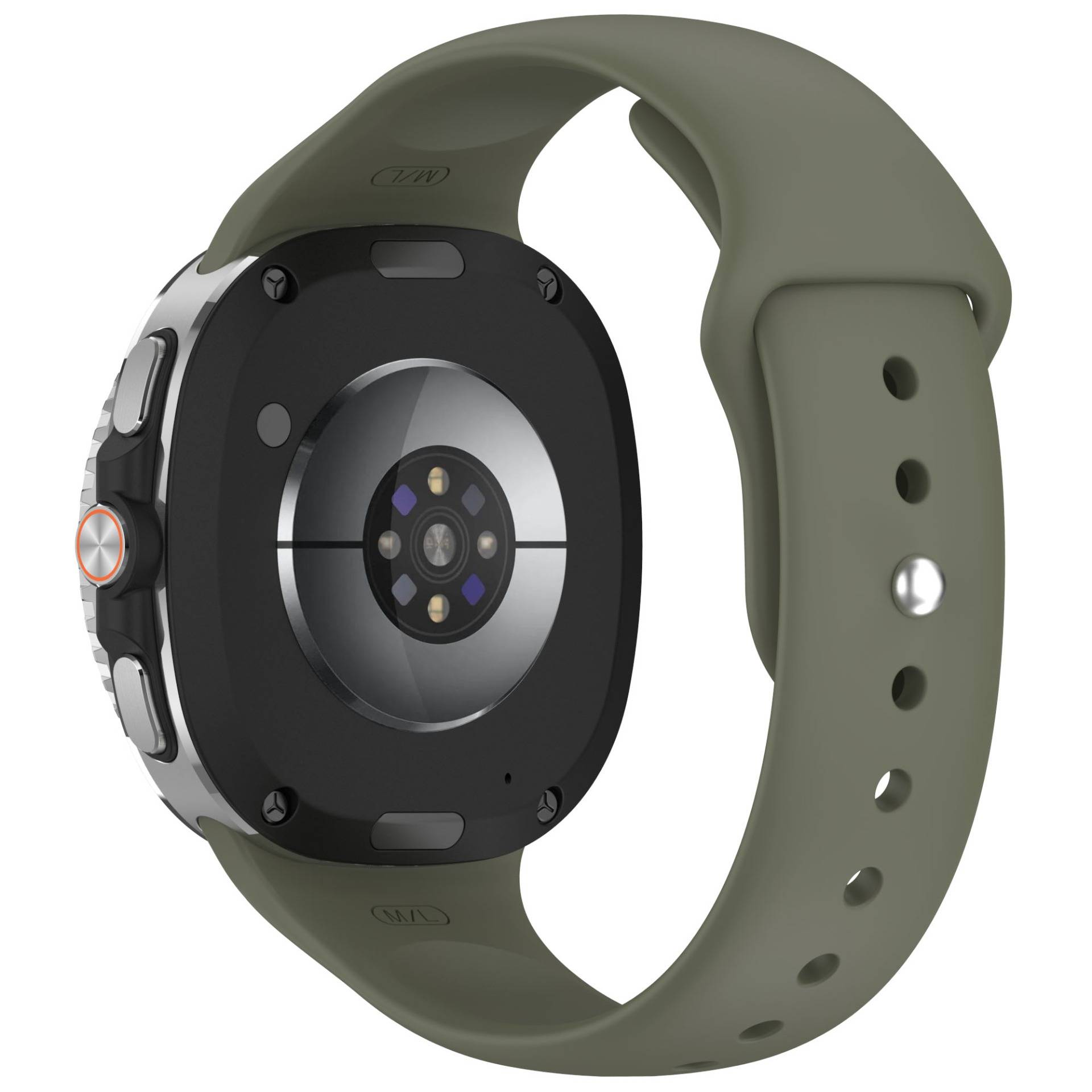 Silikonarmband mit Schnalle für Samsung Galaxy Watch 8/8 Classic Green