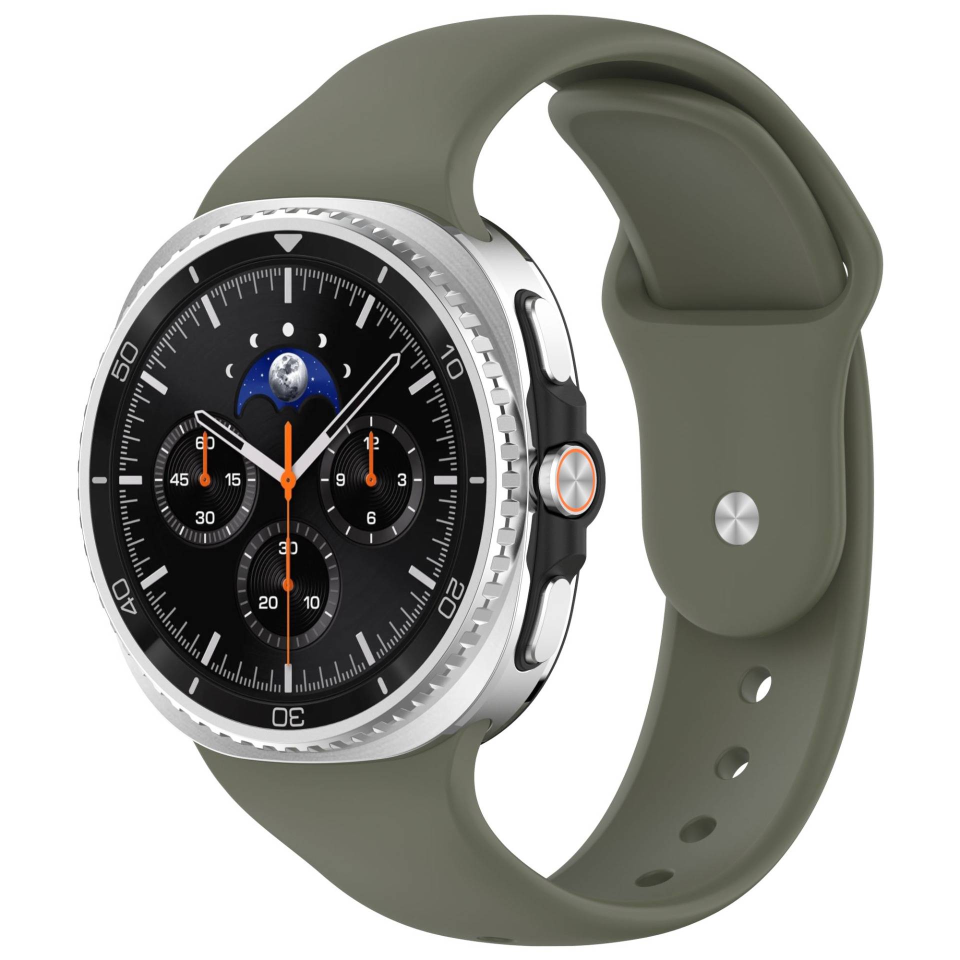 Silikonarmband mit Schnalle für Samsung Galaxy Watch 8/8 Classic Green