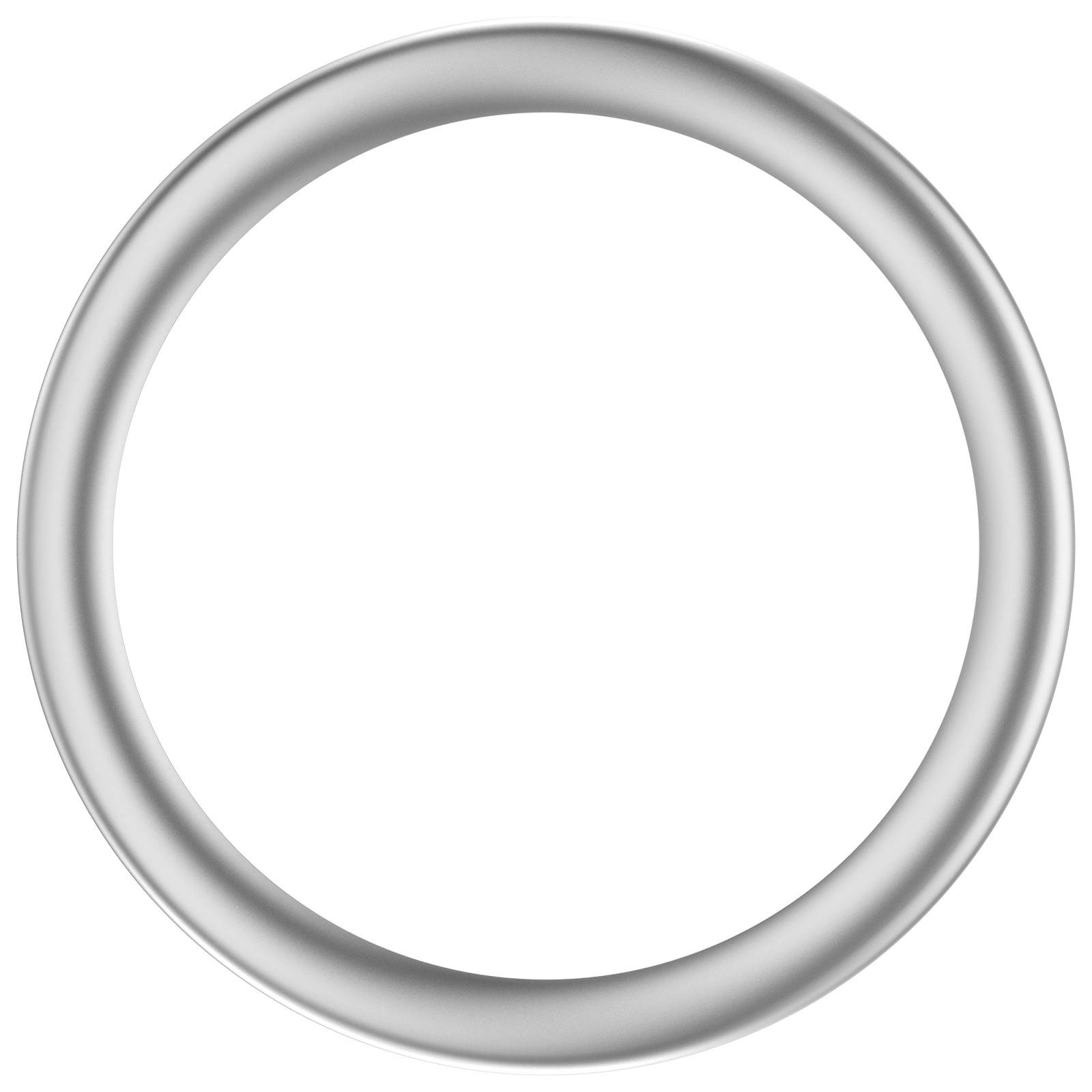 Metall-Lünette & Schutzfolie für CMF Watch Pro 2 – Mehrfarbig, 2-teilig Silver