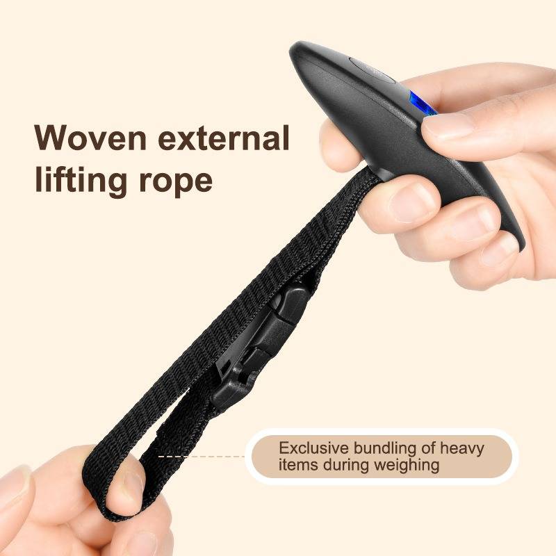 Tragbare Kofferwaage (40kg/10g) mit Hintergrundbeleuchtung - Ideal für Reisen