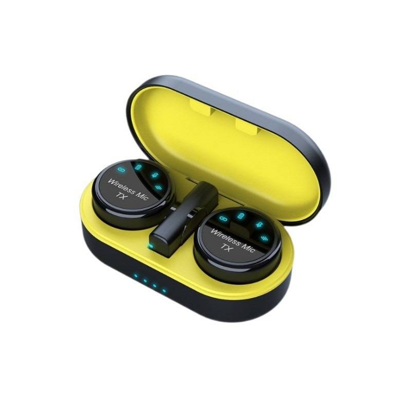 Kabelloses Lavalier-Mikrofon mit Magnetclip, Typ-C, Dual-Mikrofon-System für Live-Streaming