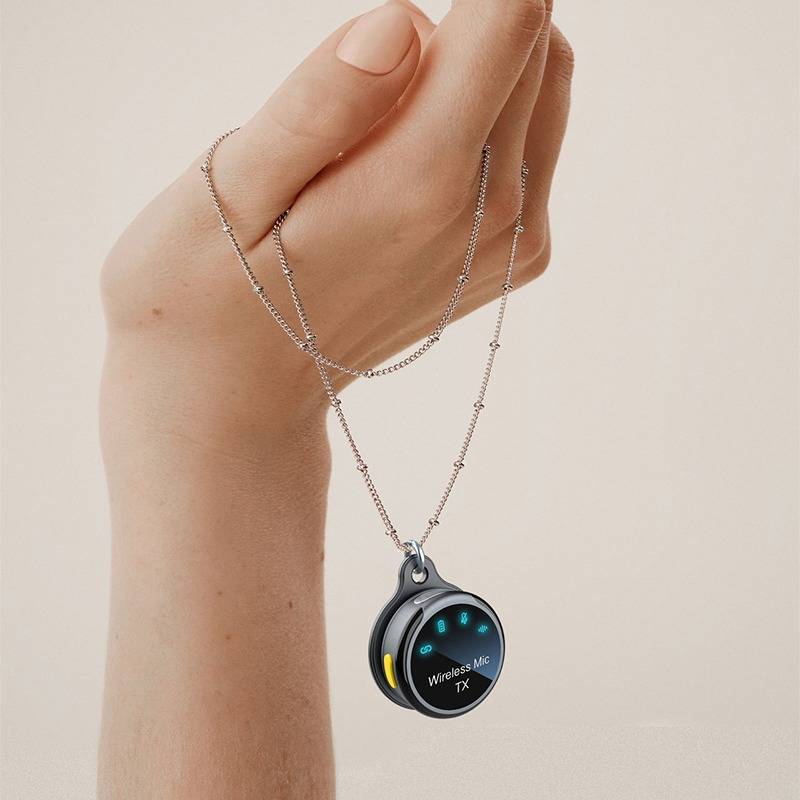 Kabelloses Lavalier-Mikrofon mit Magnetclip, Typ-C, Dual-Mikrofon-System für Live-Streaming