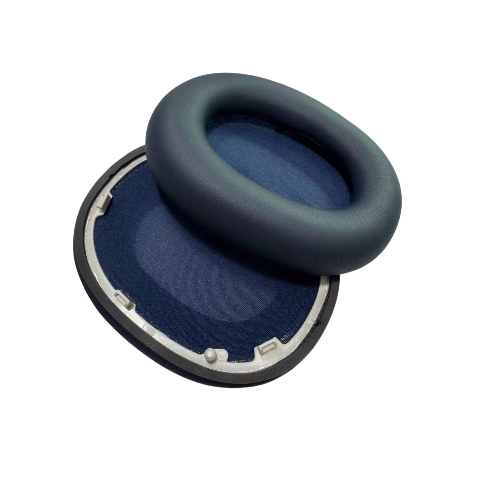Blaue Proteinleder-Ohrpolster als Ersatz, kompatibel mit SONY WH-1000XM6 (2 Stück)