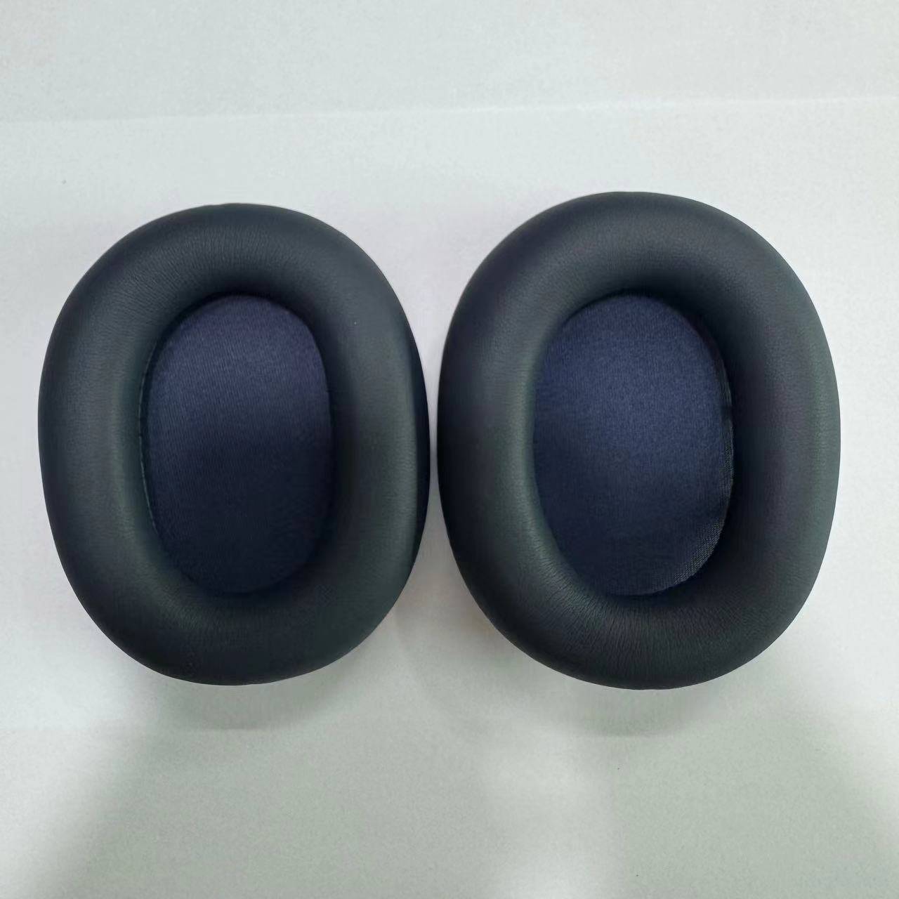 Blaue Proteinleder-Ohrpolster als Ersatz, kompatibel mit SONY WH-1000XM6 (2 Stück)
