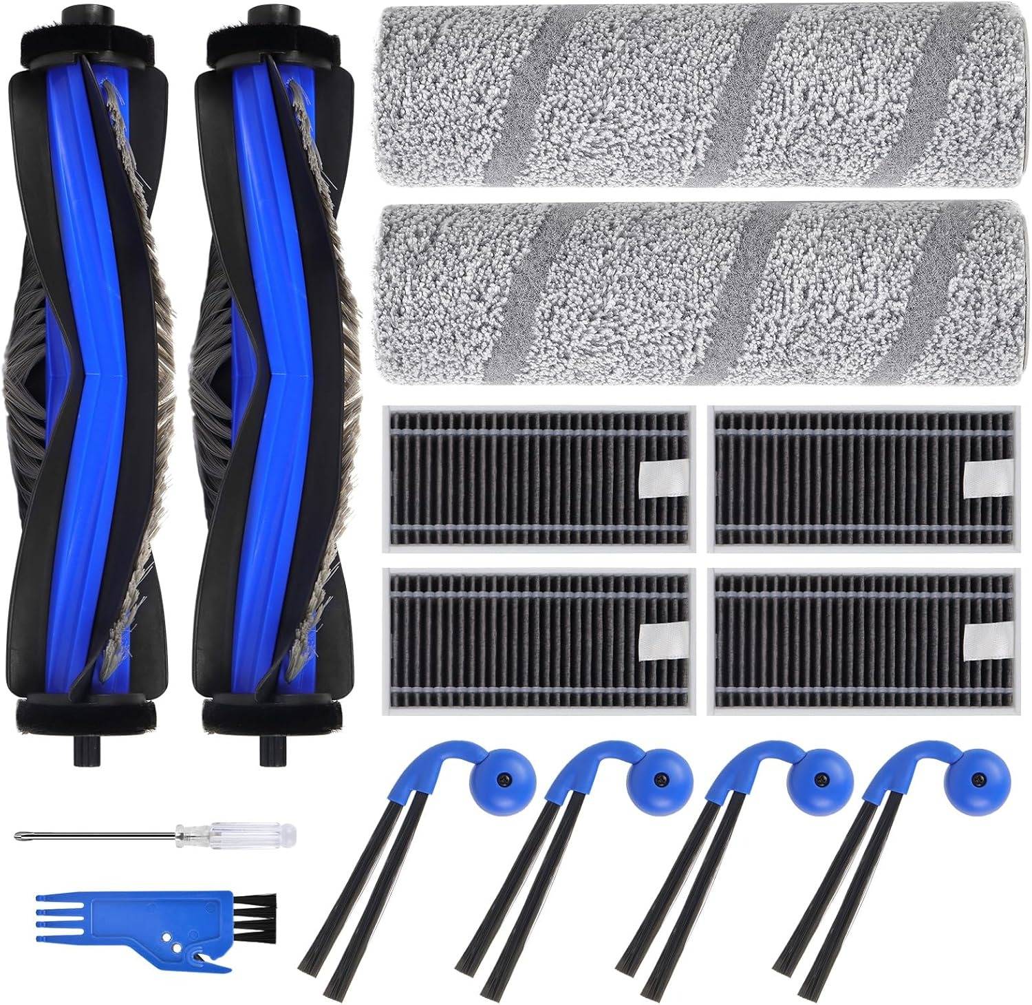 Ersatzteil-Set kompatibel mit Ecovacs Deebot X1 Pro/X11 OMNI Staubsaugerroboter
