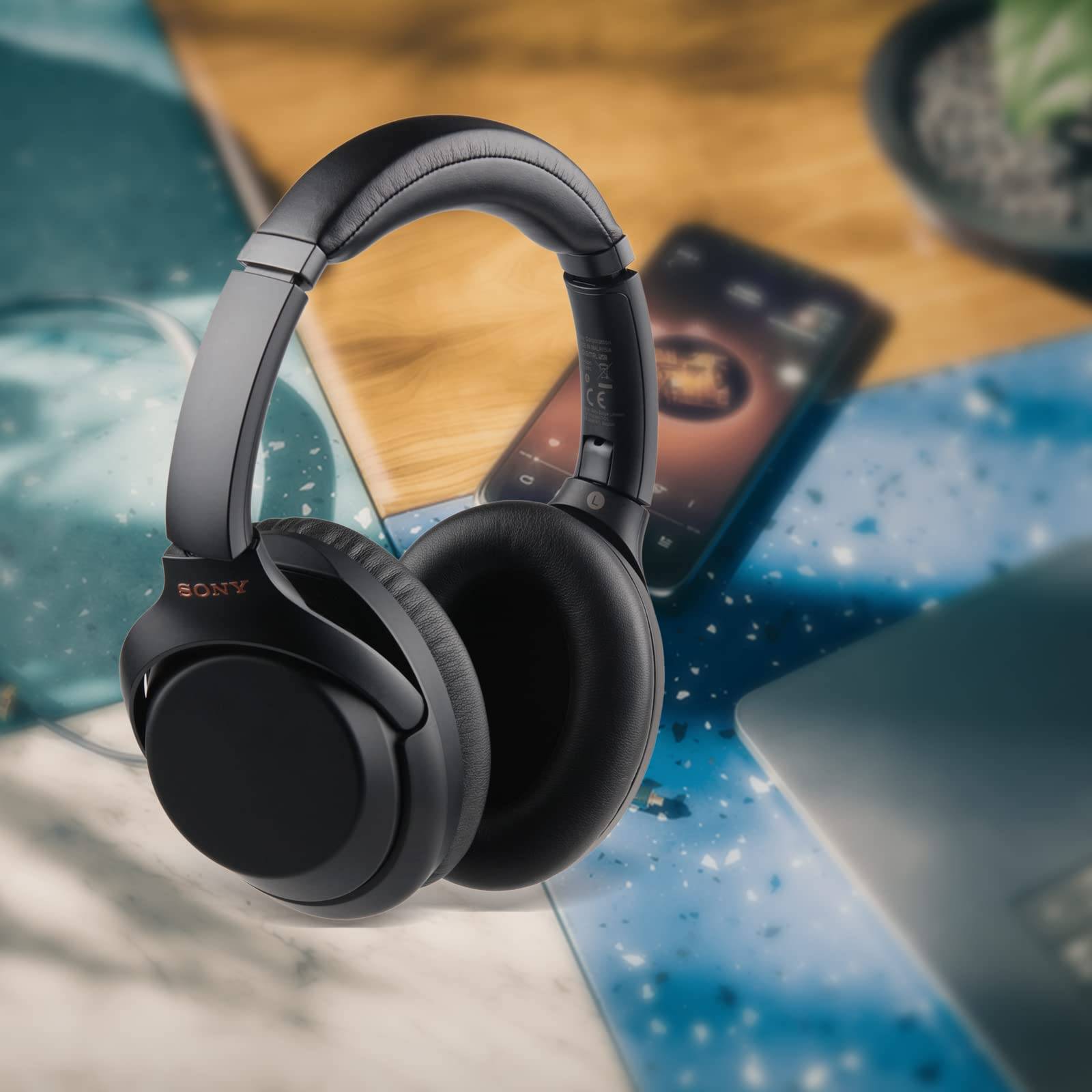 Ohrpolster für Sony WH-1000XM3 Ersatz Ohrpolster Ear Pads Black