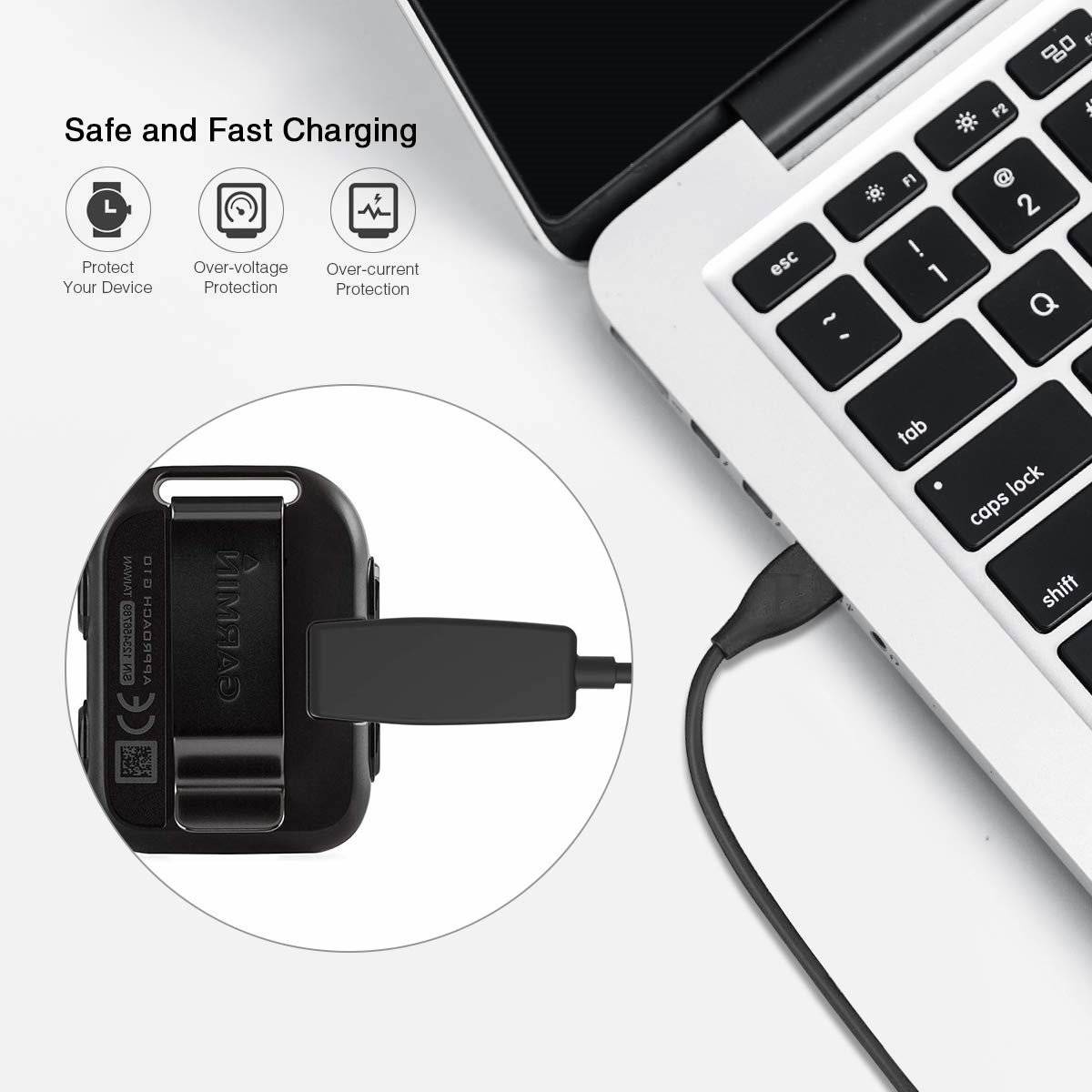 Clip-Ladegerät für Garmin Forerunner 235/735XT/630/645/230/Vivomove/Approach S20