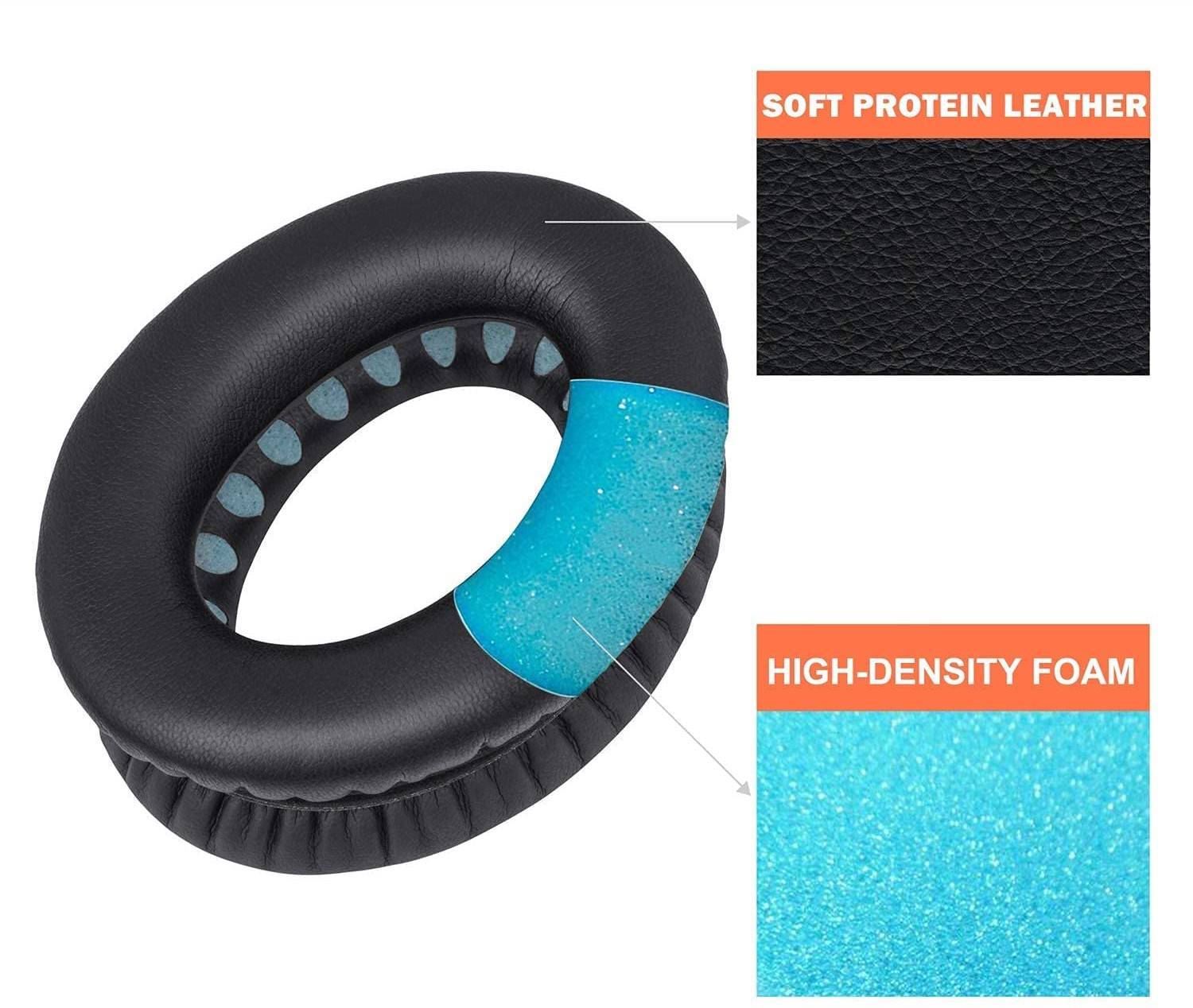 Ohrpolster für Bose QC35 i/ii, QC25, QC15, QC2 AE 2, AE 2i, AE 2w, SoundTrue, SoundLink Blue