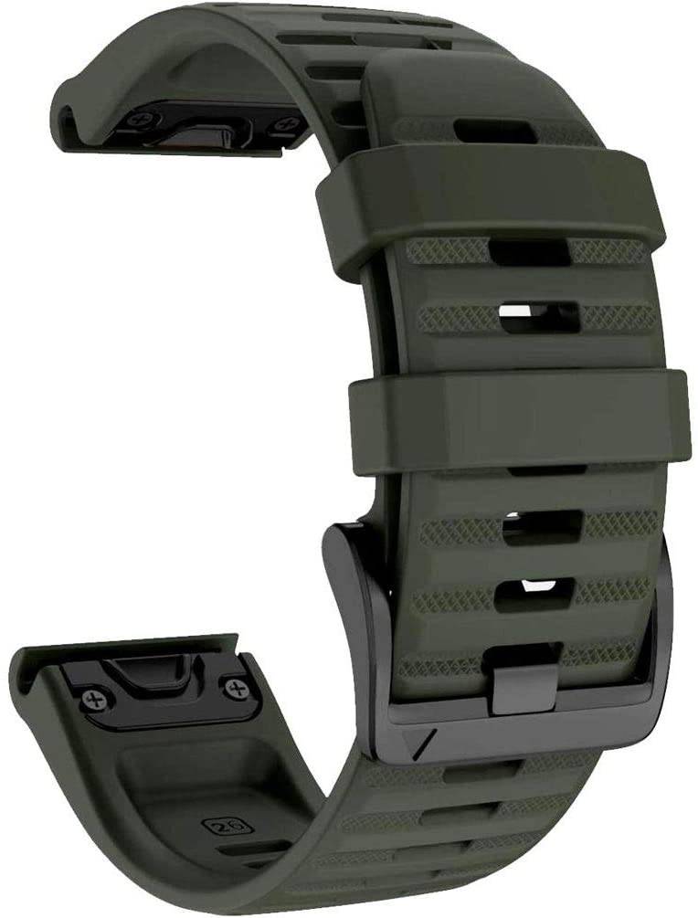 Armband für Garmin Fenix 5X/ 5X Plus/ 6X/ 6X Pro/ 3HR/ D2 Charlie/ Descent Mk2i