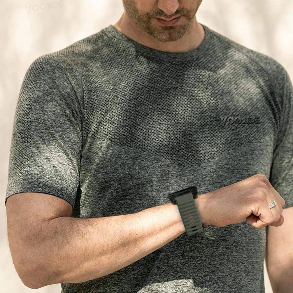 Armband für Garmin Fenix 5X/ 5X Plus/ 6X/ 6X Pro/ 3HR/ D2 Charlie/ Descent Mk2i