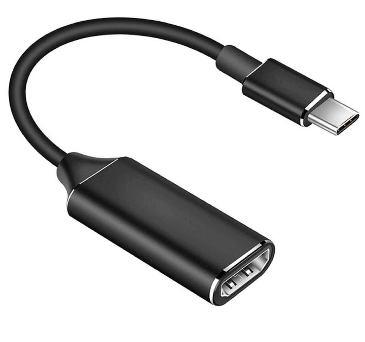 USB-C zu HDMI Adapter 4K HD-Auflösung, USB-C zu HDMI-Kabel
