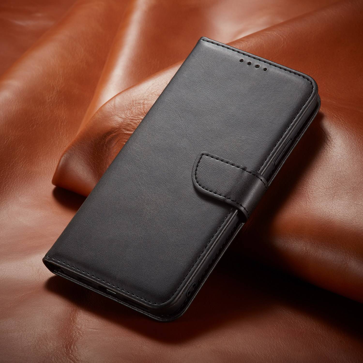 Samsung Galaxy S20 FE / S20 Lite Handyhülle mit Kartenhalter Schwarz