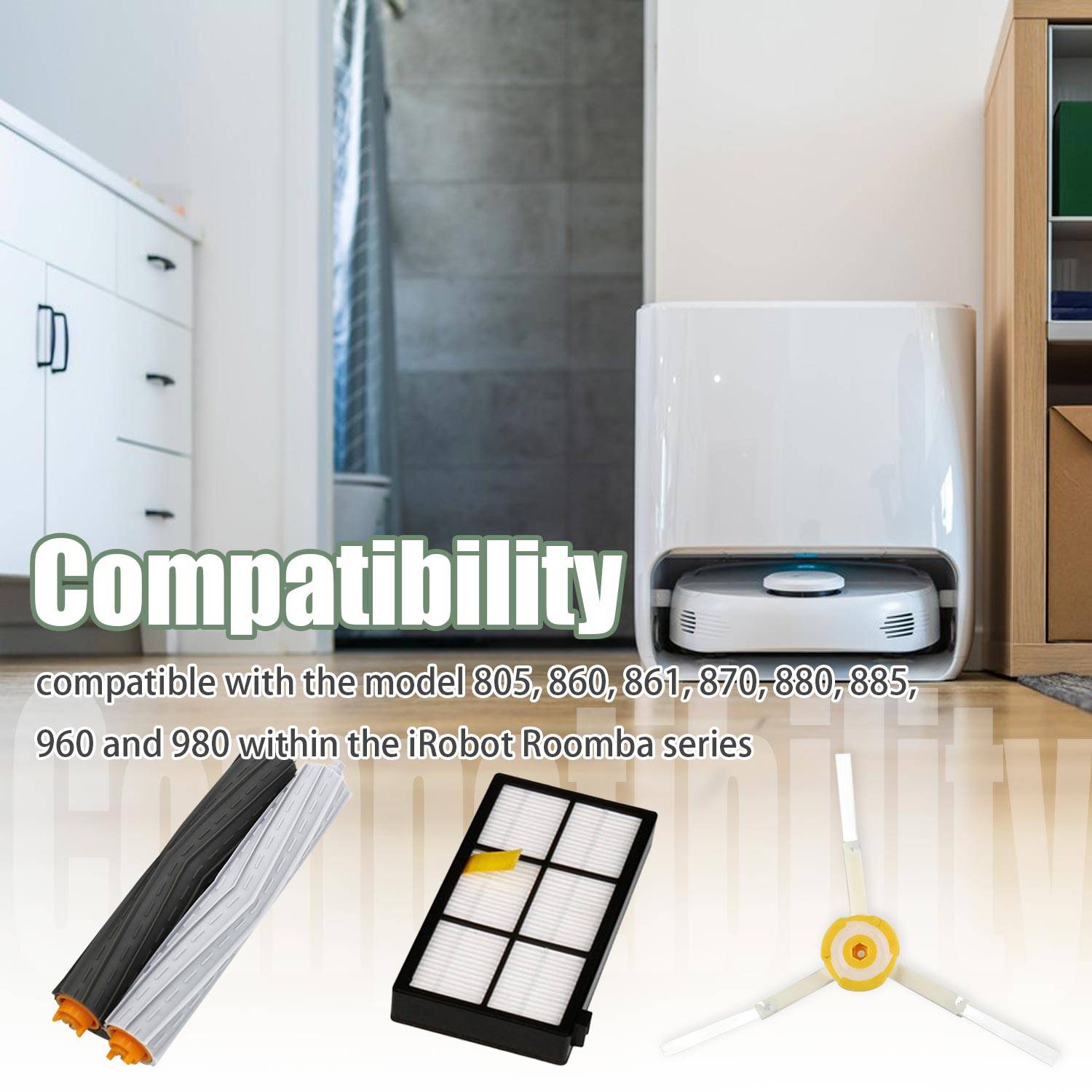 Zubehör für Staubsauger iRobot Roomba Serie 800/900 14 Teile