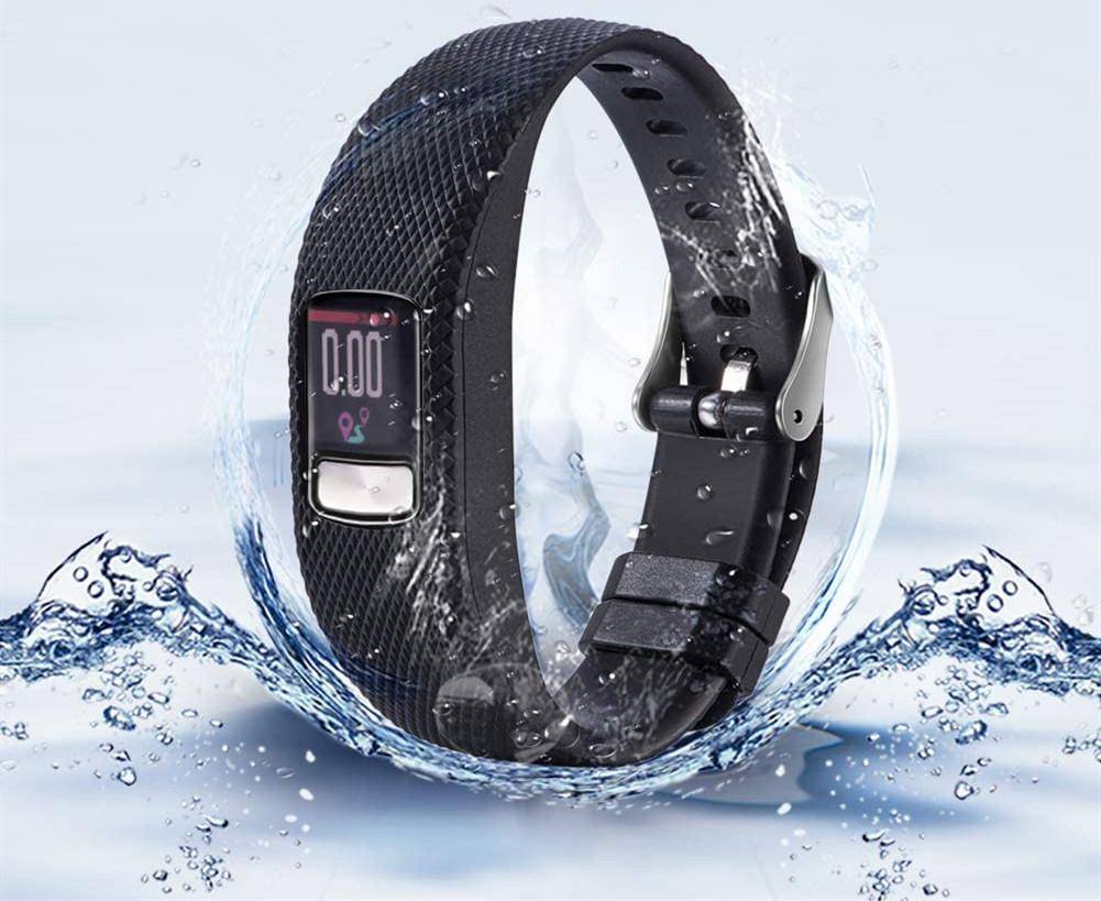 Garmin Vivofit 4 Uhrenarmband TPU/TPE Schwarz (L)