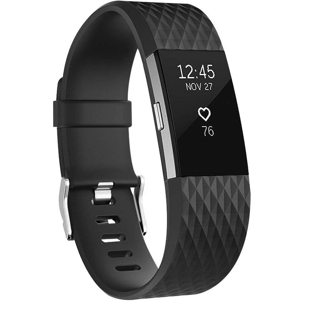 Fitbit Charge 2 Armband Silikon (L)