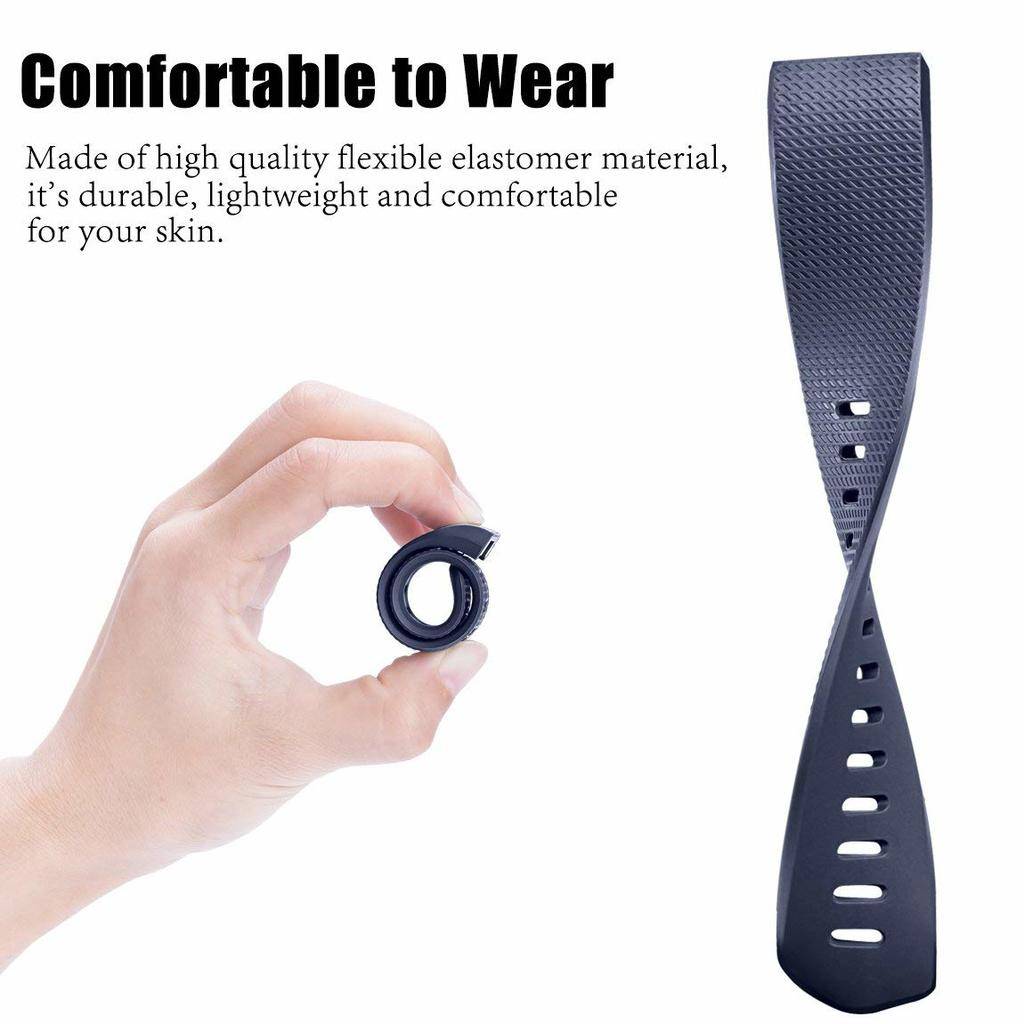 Fitbit Charge 2 Armband 3er-Pack (S) Black/Blue/Purple