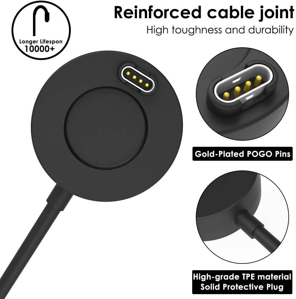 Garmin Fenix 5 Ladegerät USB Schwarz 2er-Pack