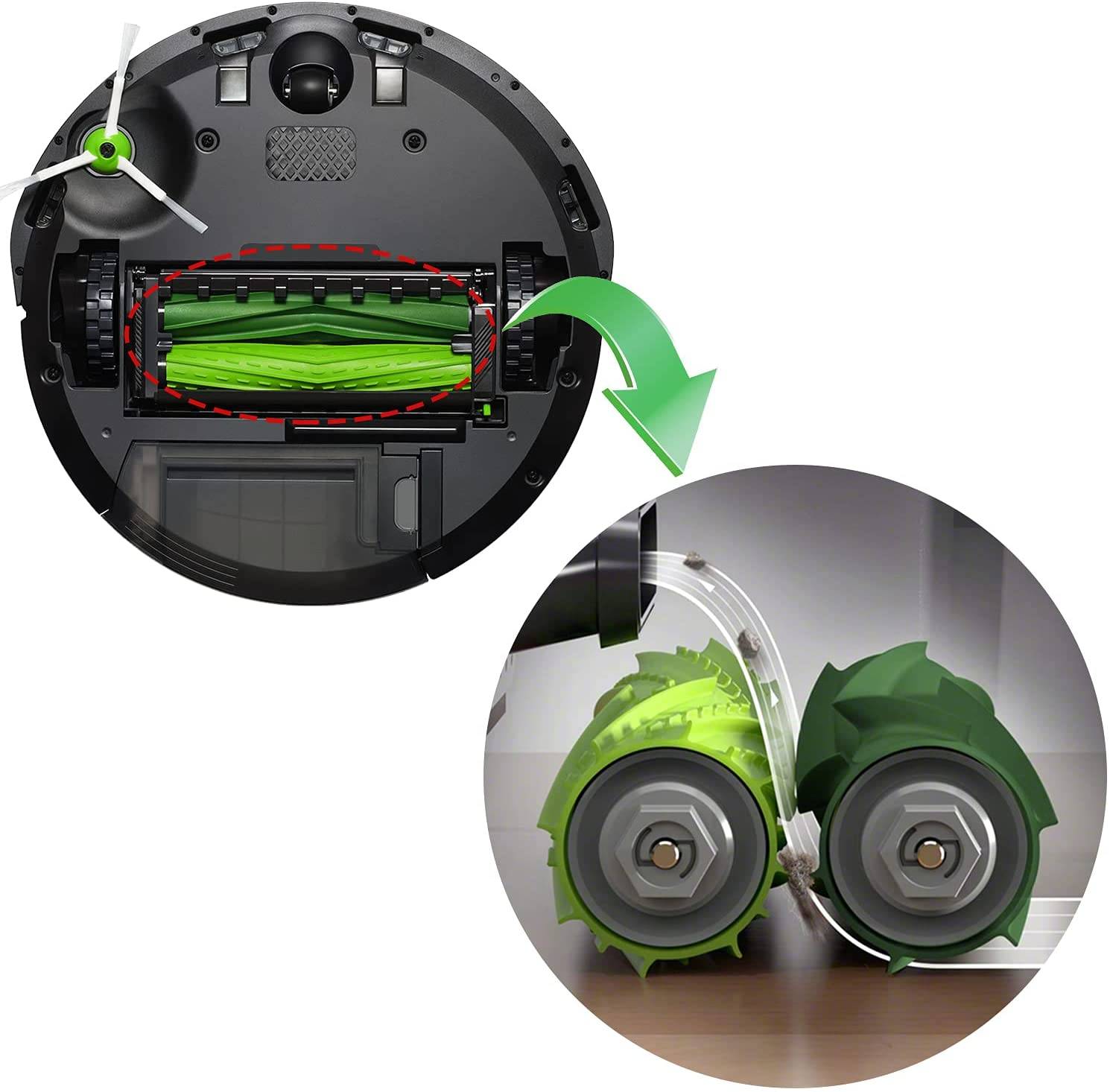 Zubehör für Roboterstaubsauger iRobot Roomba i7, i7+, E5, E6, i6, i3, i3+ 8parts