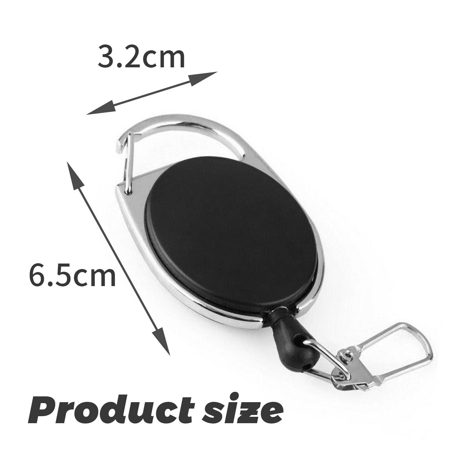 Einziehbarer / Ausziehbarer Schlüsselring mit Schnur