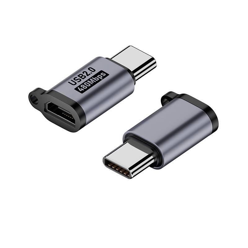 Micro-USB-Buchse auf Typ-C-Stecker Adapter (3er-Pack) - Schnellladen & Datentransfer